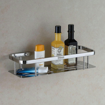 Stainless Steel Shower Caddy, Bathroom Shelf Accessory, Kitchen Storage - 35cm