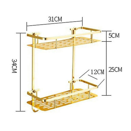 Shower Caddy Hanging Razor And Sponge Adhesive Shower Shelf Bathroom Shower Organizers