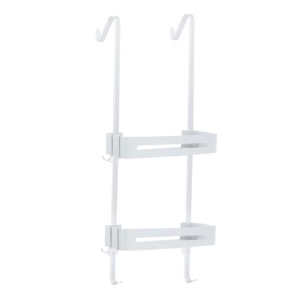 Hanging Shower Caddy Over Door Bathroom Tub Shelf Over Shower Door Caddy White