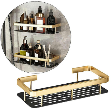 Wall Mounted Shower Caddy Adhesive Shower Caddy Basket No Punching Tidy Tray