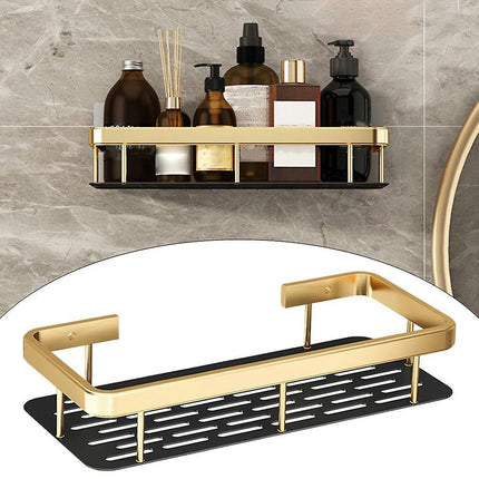 Wall Mounted Shower Caddy Adhesive Shower Caddy Basket No Punching Tidy Tray