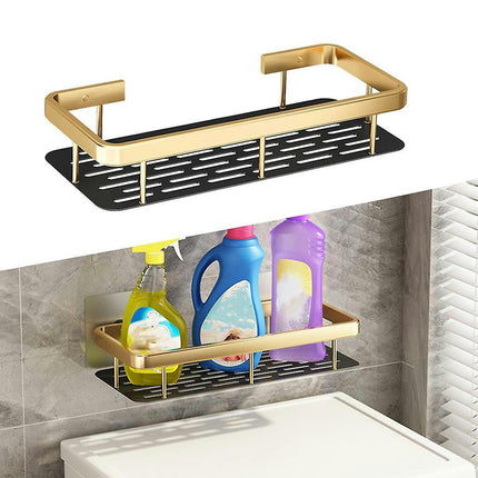 Wall Mounted Shower Caddy Adhesive Shower Caddy Basket No Punching Tidy Tray