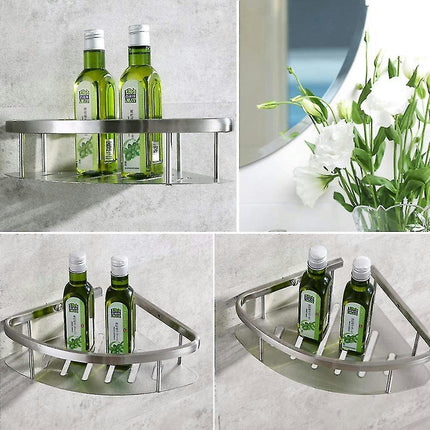 Triangular 304 Stainless Steel Shower Caddy Storage Shower Caddy For Bathro