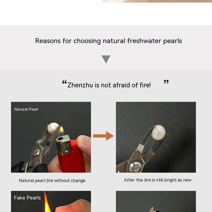 Pearl Ring Adjustable Size Natural Pearl Ring Single Pearl Fashion Open Ring for Women