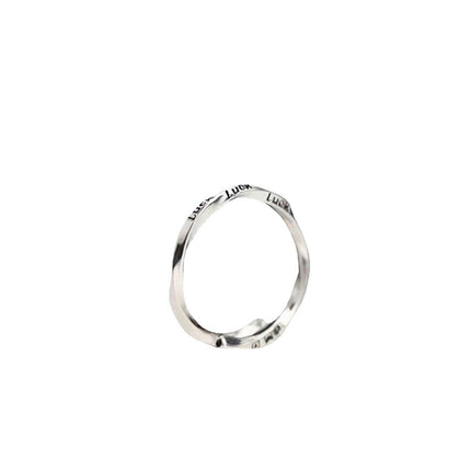 Sterling Silver Adjustable Ring S925 Silver Rings for Women Minimalist Open Finger Rings Silver