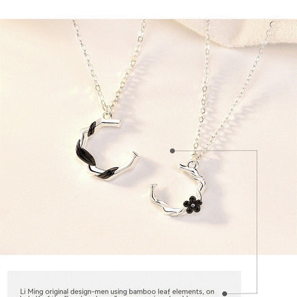 Valentine's Day for Him/Her, Couples Puzzle Necklaces, Matching Couples Necklace