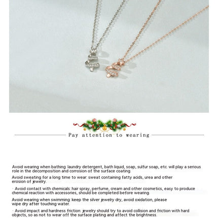 Christmas Necklace 925 Sterling Silver Christmas Tree Necklace for Women Christmas Jewelry