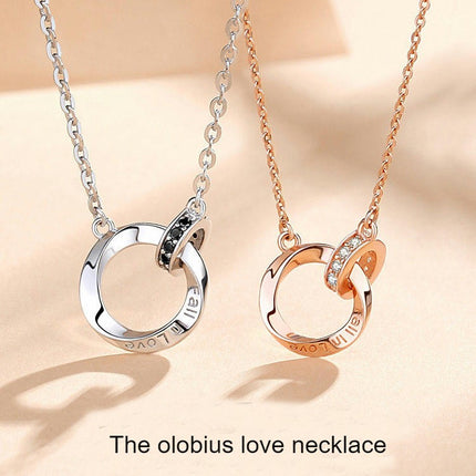 S925 Sterling Silver Necklace Couple Necklace Male And Female Couple Pendant Clavicle Necklace