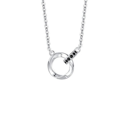 S925 Sterling Silver Necklace Couple Necklace Male And Female Couple Pendant Clavicle Necklace