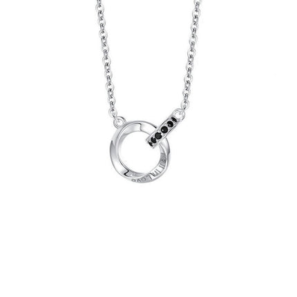 S925 Sterling Silver Necklace Couple Necklace Male And Female Couple Pendant Clavicle Necklace