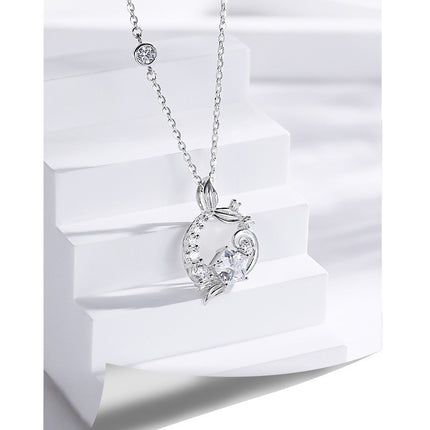 Heart Necklace for Women 925 Sterling Sliver Heart Jewelry Necklaces for Mother Girlfriend Wife