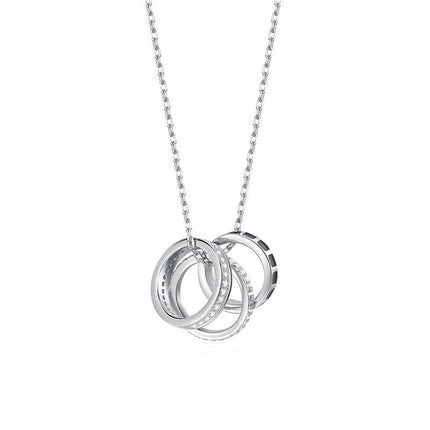 Sterling Silver Necklace Love Necklace 925 Sterling Silver Clavicle Chain For Women