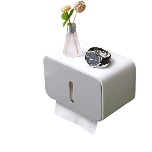 Paper Towel Holder Wall Mounted Paper Towel Holder Bathroom Waterproof Roll Paper Box