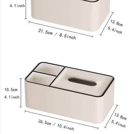 Tissue Box Multifunctional Tissue Box Facial Tissue Pumping Paper Dispenser Storage Box Home