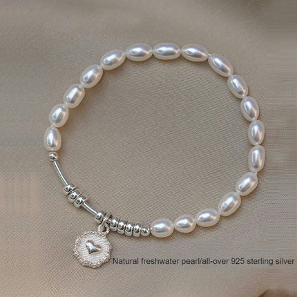 Natural Pearl Bracelets for Women 925 Sterling Silver Bracelets for Women Colorfast Bracelet