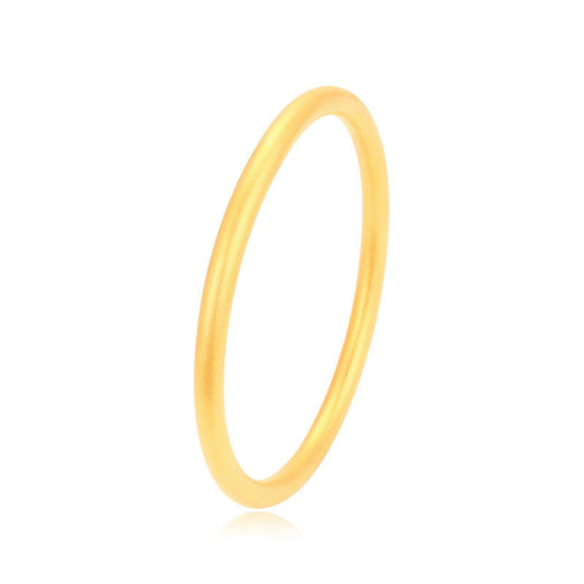 Gold Plated Bangles for Women Gold Bangle Glossy Stackable Round Bangle Bracelet