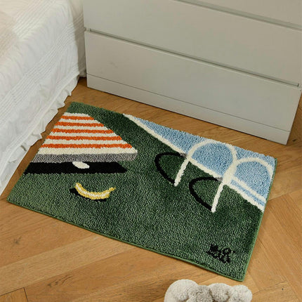 Cute Bath Mat Non Slip Soft Fluffy And Absorbent Microfiber Bathroom Mat,floor Rug Bathroom Home D¨¦cor