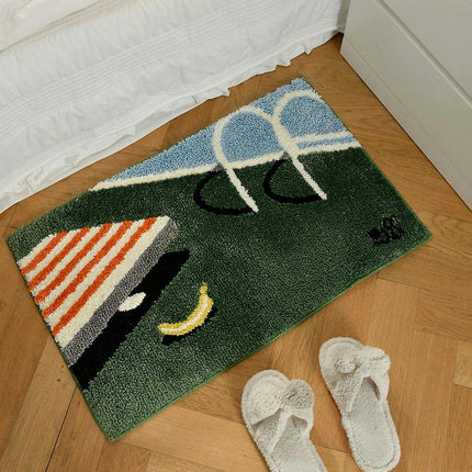 Cute Bath Mat Non Slip Soft Fluffy And Absorbent Microfiber Bathroom Mat,floor Rug Bathroom Home D¨¦cor