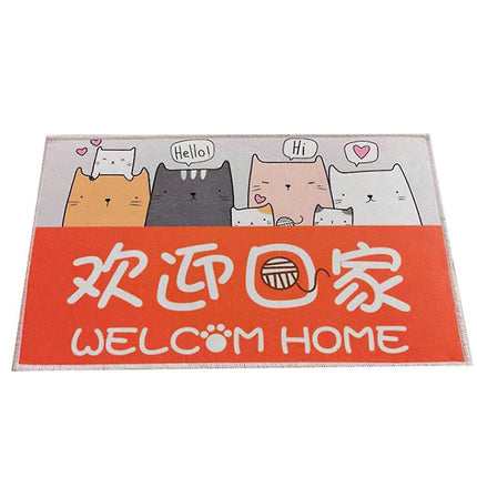 Cartoon Animals Entrance Doormat Carpets Rugs For Home Bath Living Room Floor Mat Non-slip Absorbent Door Mat