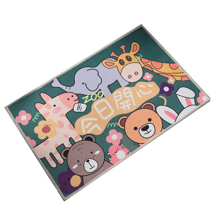 Cartoon Animals Entrance Doormat Carpets Rugs For Home Bath Living Room Floor Mat Non-slip Absorbent Door Mat