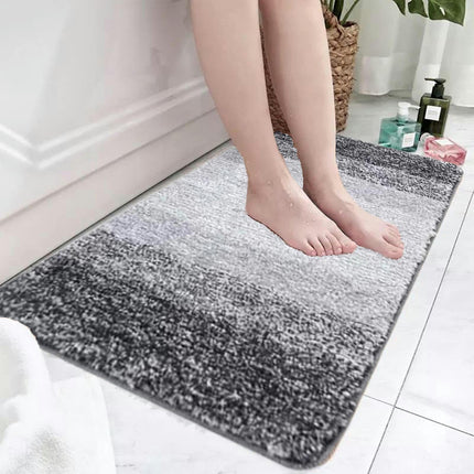 Living Room Bedroom Straight Plush Carpet Floor Mats Bathroom Absorbent Non-slip Mats Kitchen Foot Mats