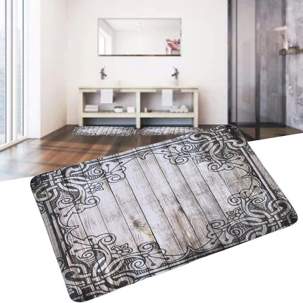 Anti Slip Flannel Bath Mat for Bathroom, Kitchen, Living Room, Bedroom - 49x80cm