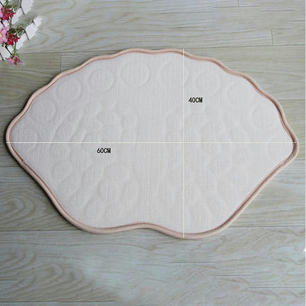 Hotel Absorbent Bath Mat Living Room Nonslip Pads Cobblestone Embossed Bathroom