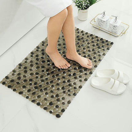 Bathroom Non-slip Mats Shower Home Bath Tub Mats Pebble Foot Mats