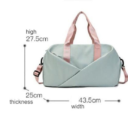 Sports Gym Bag with Wet Bag and Shoe CompartmentLarge Capacity Lightweight Handheld Crossbody Travel Bag