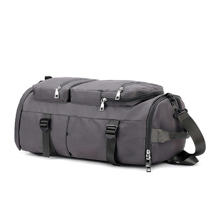 Travel Duffel Bag for Women & Men - with Shoe and Wet Clothes Compartment Multipurpose Weekender Carry On Overnight Backpack