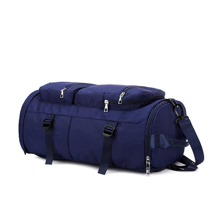 Travel Duffel Bag for Women & Men - with Shoe and Wet Clothes Compartment Multipurpose Weekender Carry On Overnight Backpack