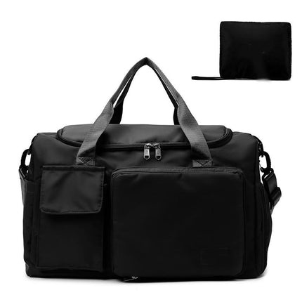 Travel Duffel Bag, Foldable Gym Bag Overnight Weekend Bags ,Lightweight Hospital Bag with Wet and Dry Separation Bag