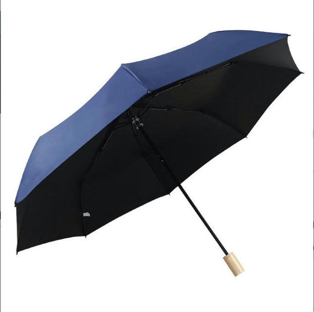 Travel Sun & Rain Umbrella, Small UV Compact Folding Umbrella 8 Ribs Lightweight Umbrella