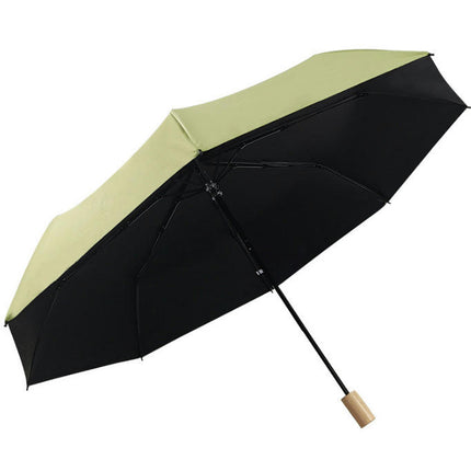 Travel Sun & Rain Umbrella, Small UV Compact Folding Umbrella 8 Ribs Lightweight Umbrella