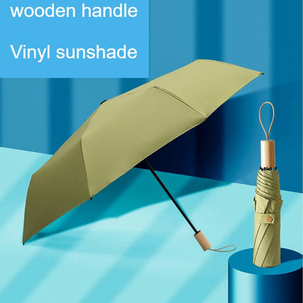 Travel Sun & Rain Umbrella, Small UV Compact Folding Umbrella 8 Ribs Lightweight Umbrella