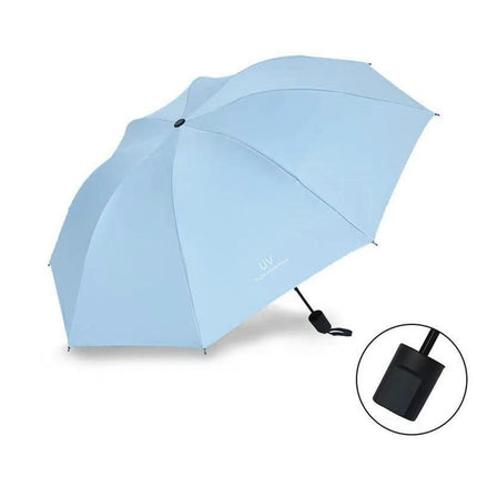 UV Sun Umbrella Compact Folding Travel Umbrella Auto Open and Close for Windproof, Rainproof