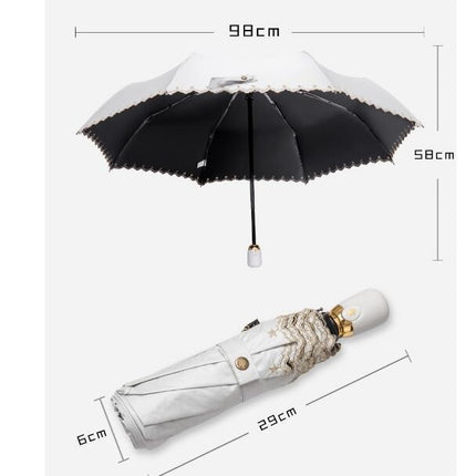 UV Sun Umbrella Compact Folding Travel Umbrella Auto Open Close Compact Folding Rain Umbrellas