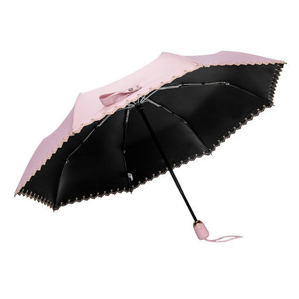 UV Sun Umbrella Compact Folding Travel Umbrella Auto Open Close Compact Folding Rain Umbrellas