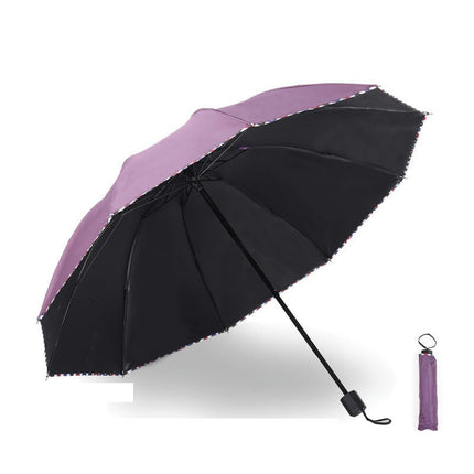 Travel Umbrella Lightweight Compact Parasol with UV Protection for Sun & Rain Umbrella for Women Men