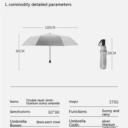 Umbrellas for Rain,Mini Travel Compact Umbrella for Sun&Rain with UV Protection Windproof Umbrella