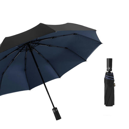 Automatic Folding Windproof Umbrella- Travel Umbrellas Compact for Portable Car Umbrella