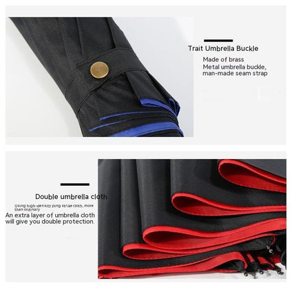 Automatic Folding Windproof Umbrella- Travel Umbrellas Compact for Portable Car Umbrella