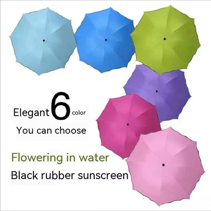 Sun and Rain Umbrella Folding Travel Sun Umbrella UV Protection Parasols Windproof Umbrella