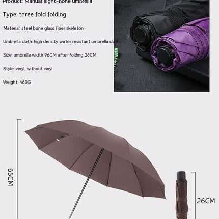 Wind Resistant Compact Travel Folding Umbrellas Umbrella for Men Women UV Sun Umbrella