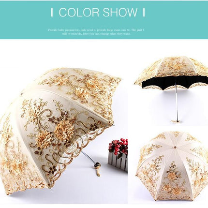 Sun Umbrella UV protection Compact Portable Travel Rain Umbrella For Women Waterproof Umbrella