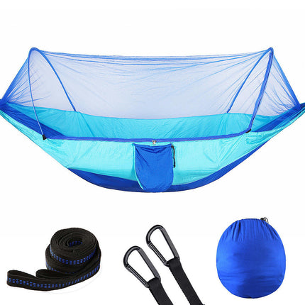 Automatic Quick Open Mosquito Net Hammock Single and Double Nylon Camping Mosquito Net Hammock