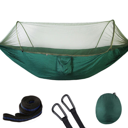 Automatic Quick Open Mosquito Net Hammock Single and Double Nylon Camping Mosquito Net Hammock