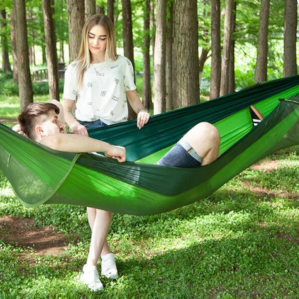 Automatic Quick Open Mosquito Net Hammock Single and Double Nylon Camping Mosquito Net Hammock