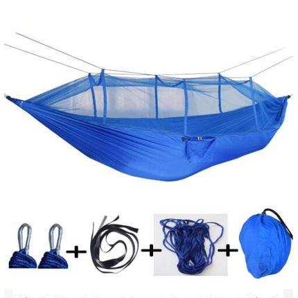 Wrinkled Fluorescent Nylon Spun Hammock Ultralight Parachute Fabric Hammock Mosquito Net Hammock