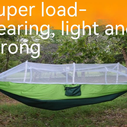 Wrinkled Fluorescent Nylon Spun Hammock Ultralight Parachute Fabric Hammock Mosquito Net Hammock